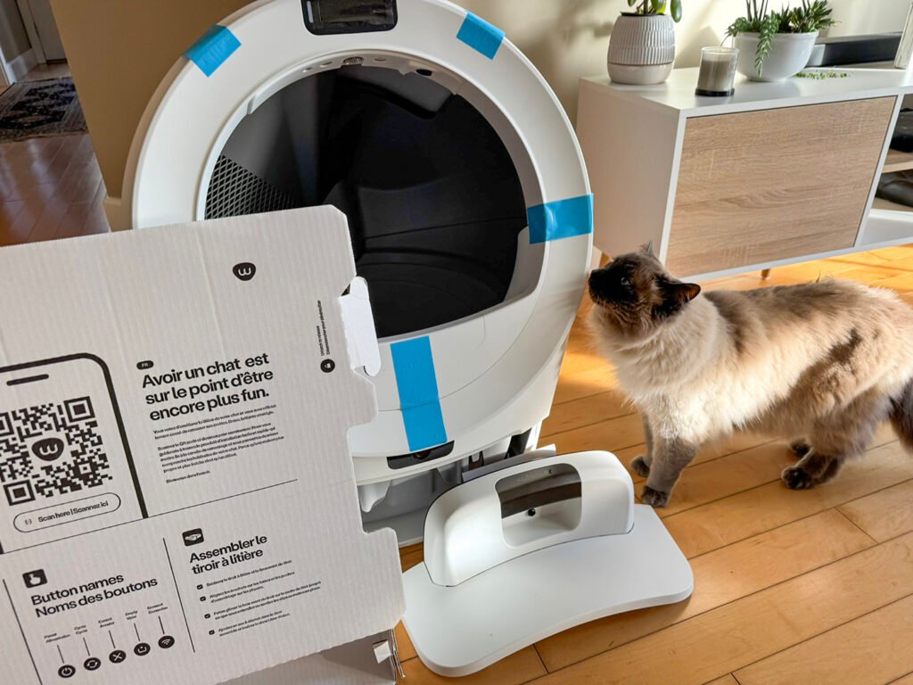 Litter Robot 5 Pro Unboxing with Milo